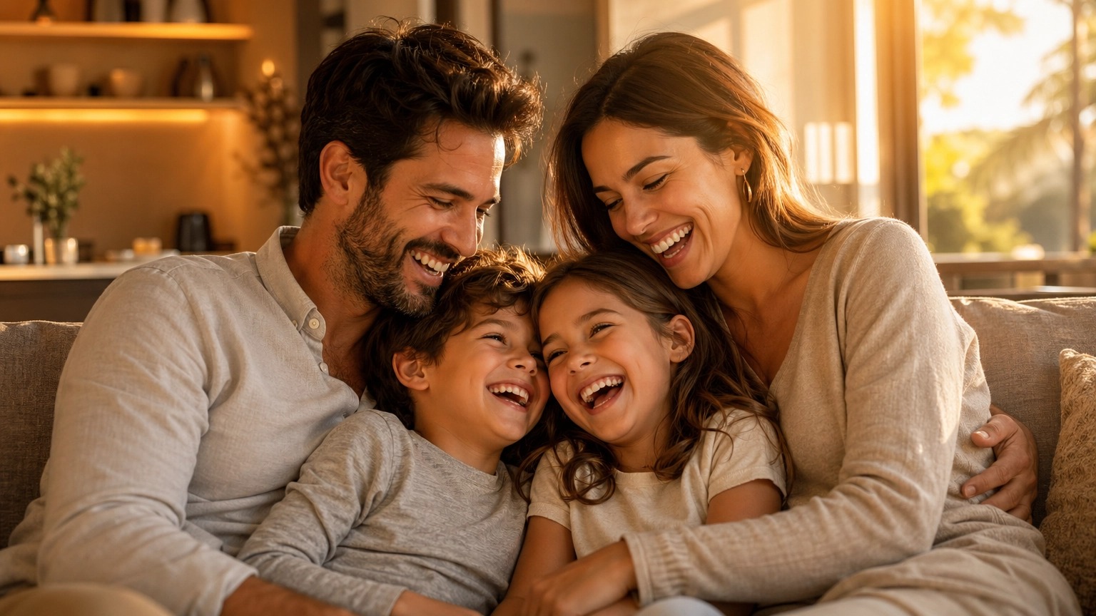 Família feliz